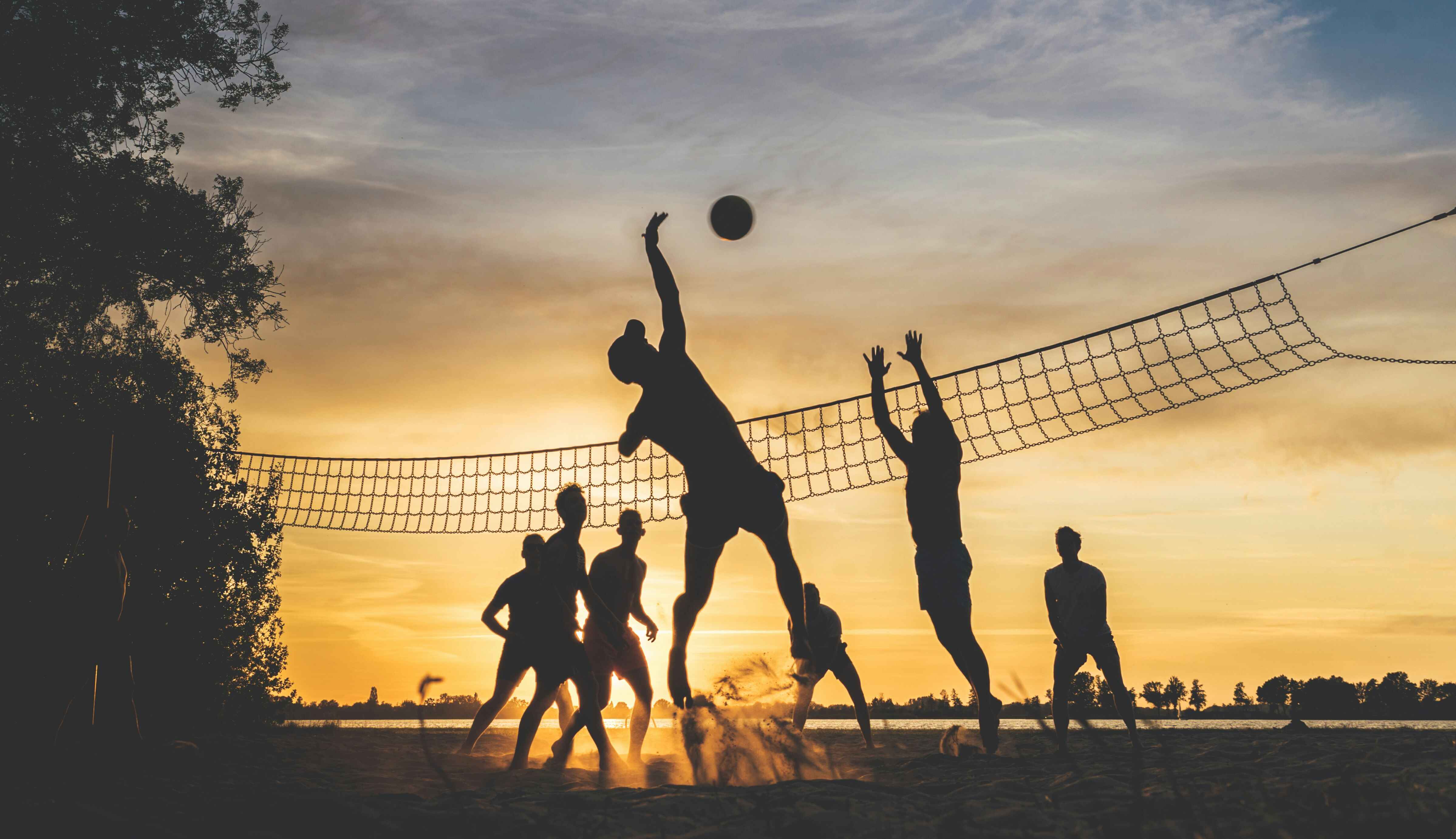 Beach volleyball camp